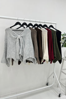 Front Tie Knit Jumper