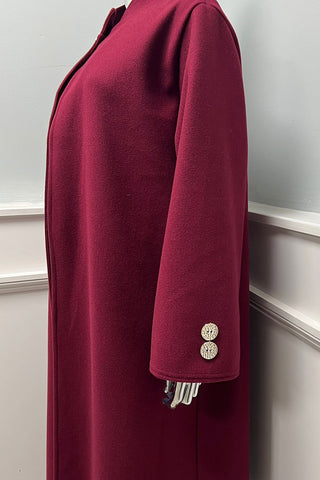 High Neck, Golden Button Detailed, Two Pocket Coat