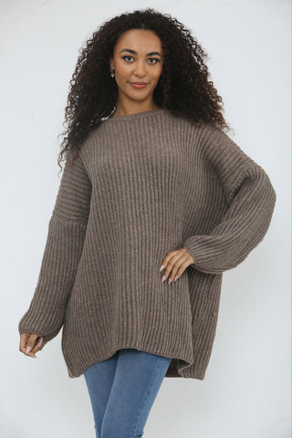 Round Neck , Long sleeves Oversized Jumper