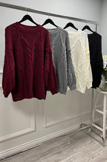 Cozy Cable-Knit Soft Sweater