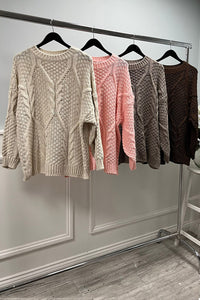 Cozy Cable-Knit Soft Sweater