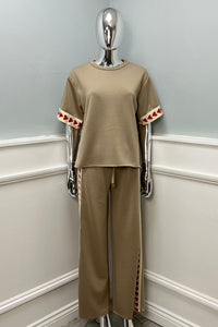 Co-ord Set, Soft cotton-blend fabric
