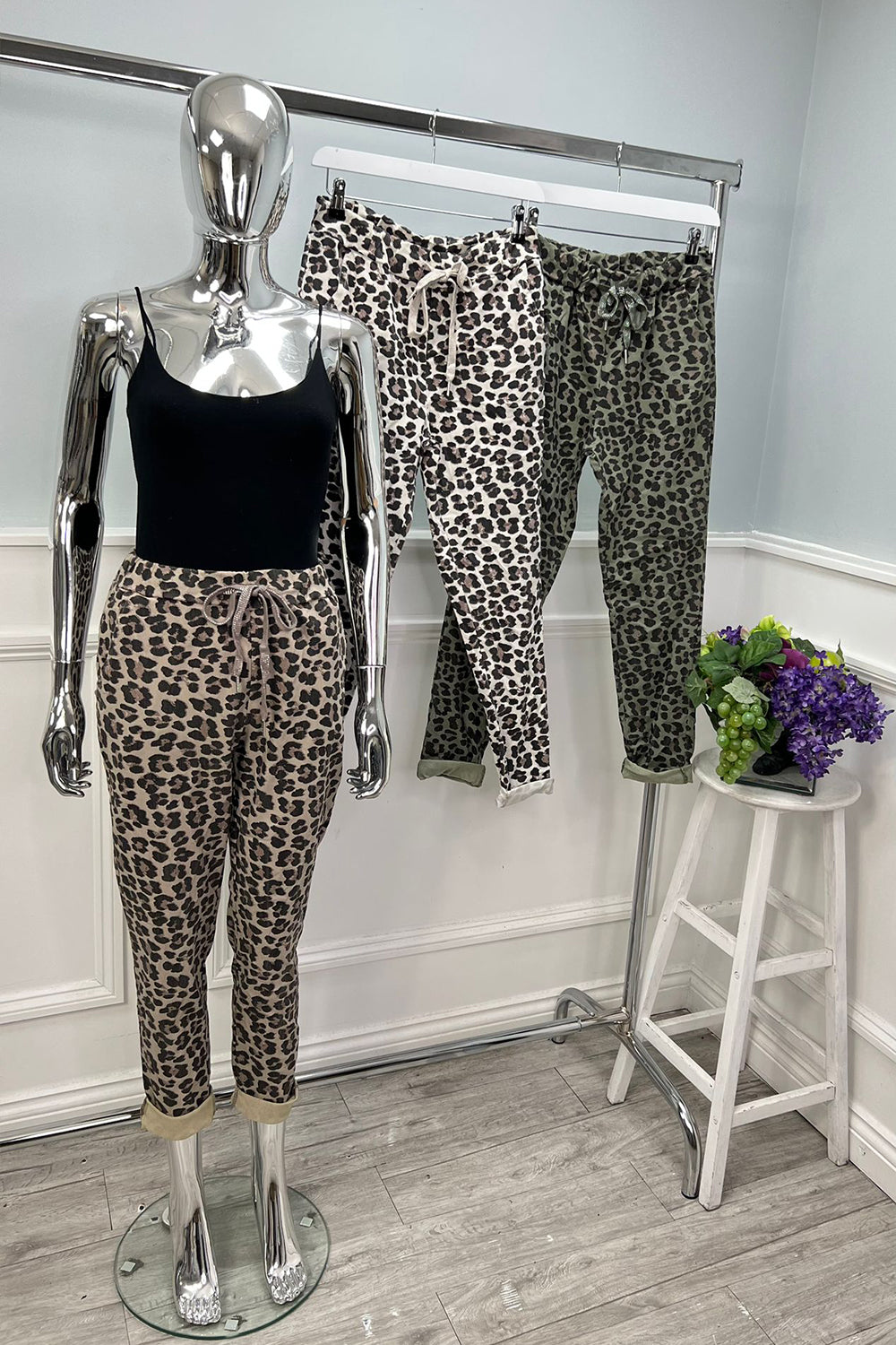 Leopard Print Magic Trouser