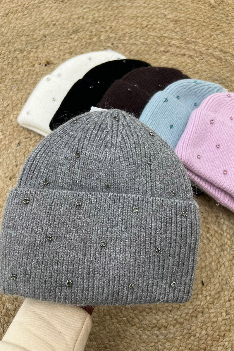 Diamanté Studded Hat