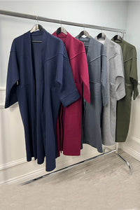 Longline Open-Front Coat