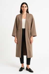 Two Pocket Batwing Coat