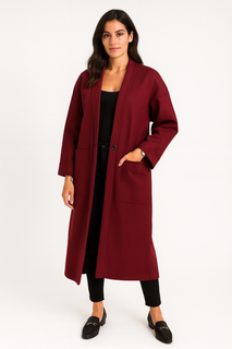 Two Pocket Batwing Coat