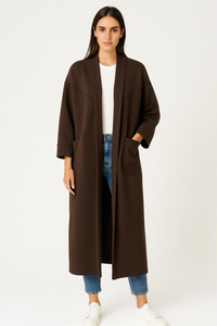 Two Pocket Batwing Coat