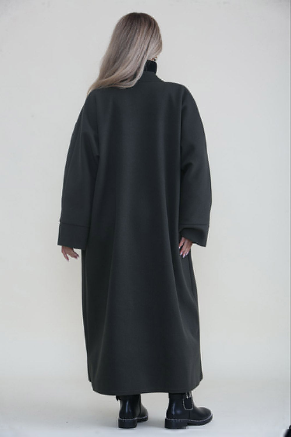 Two Pocket Batwing Coat