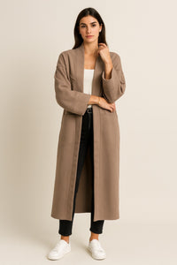 Longline Open-Front Coat