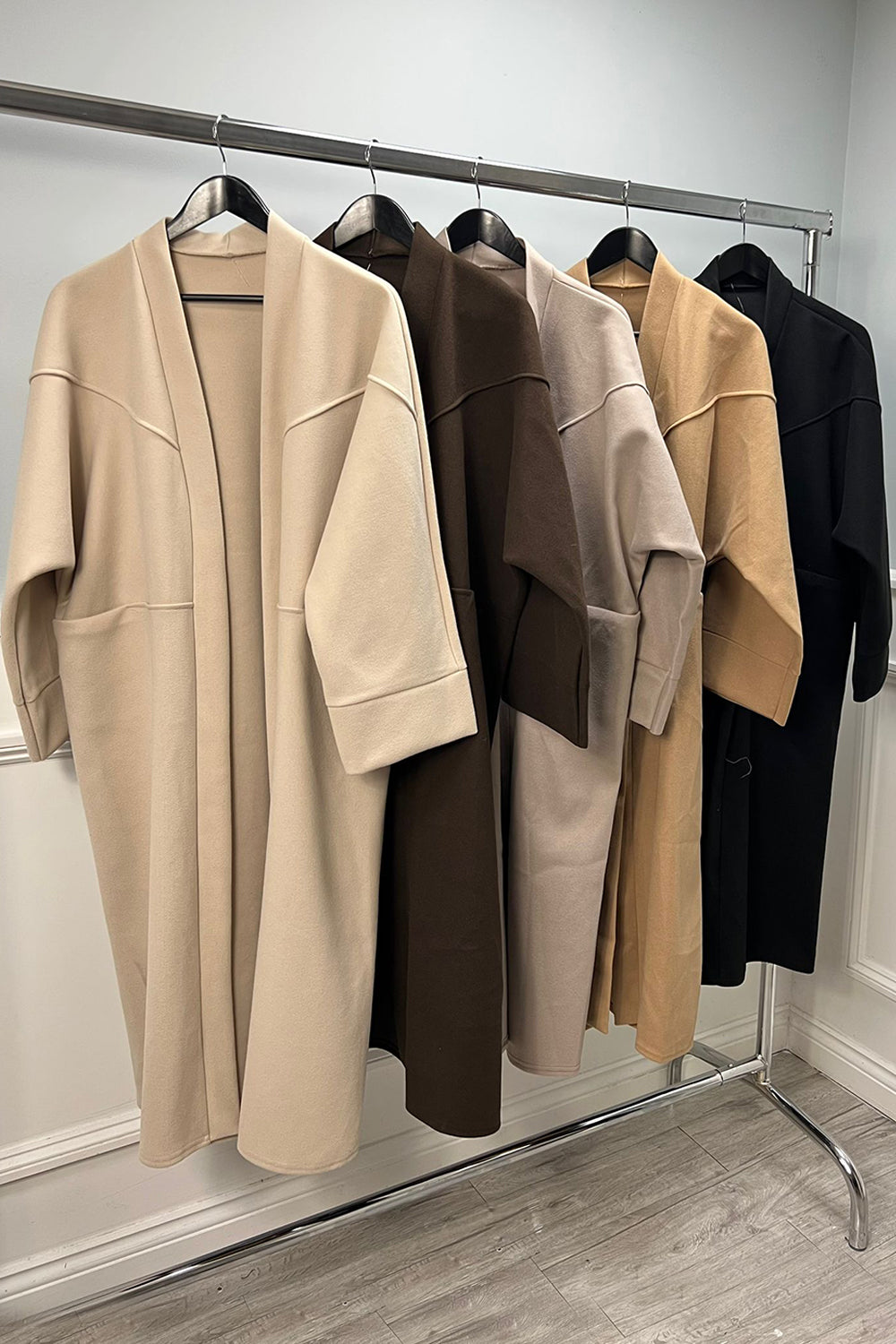Longline Open-Front Coat