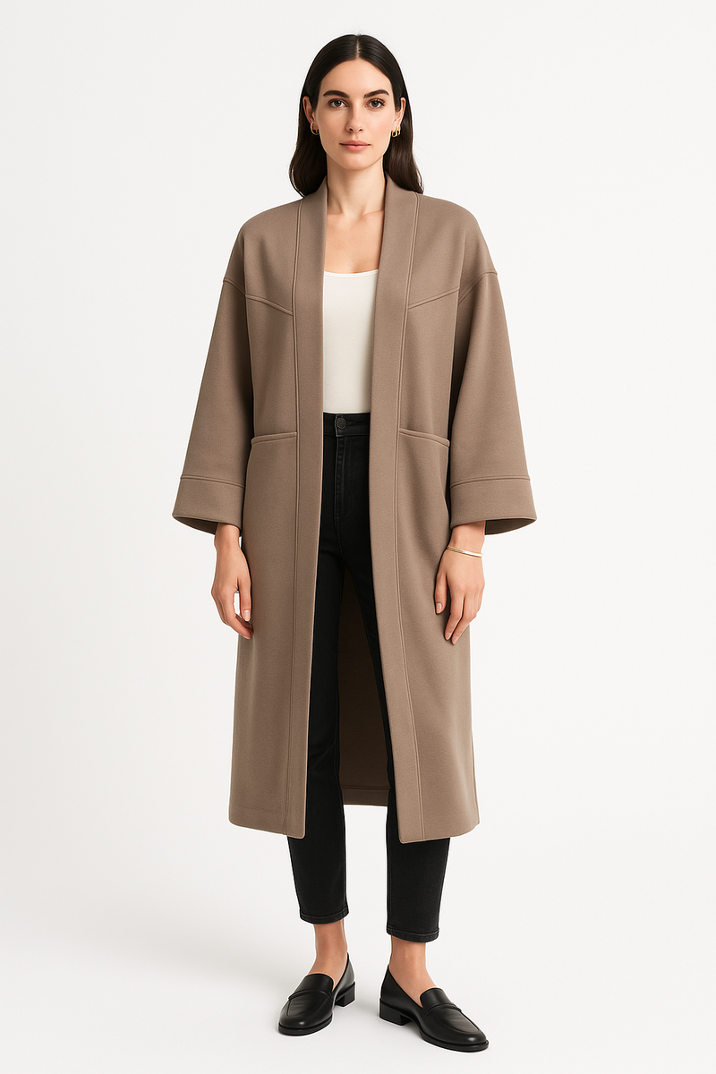 Two Pocket Batwing Coat
