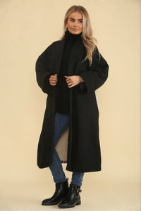 Two Pocket Batwing Coat
