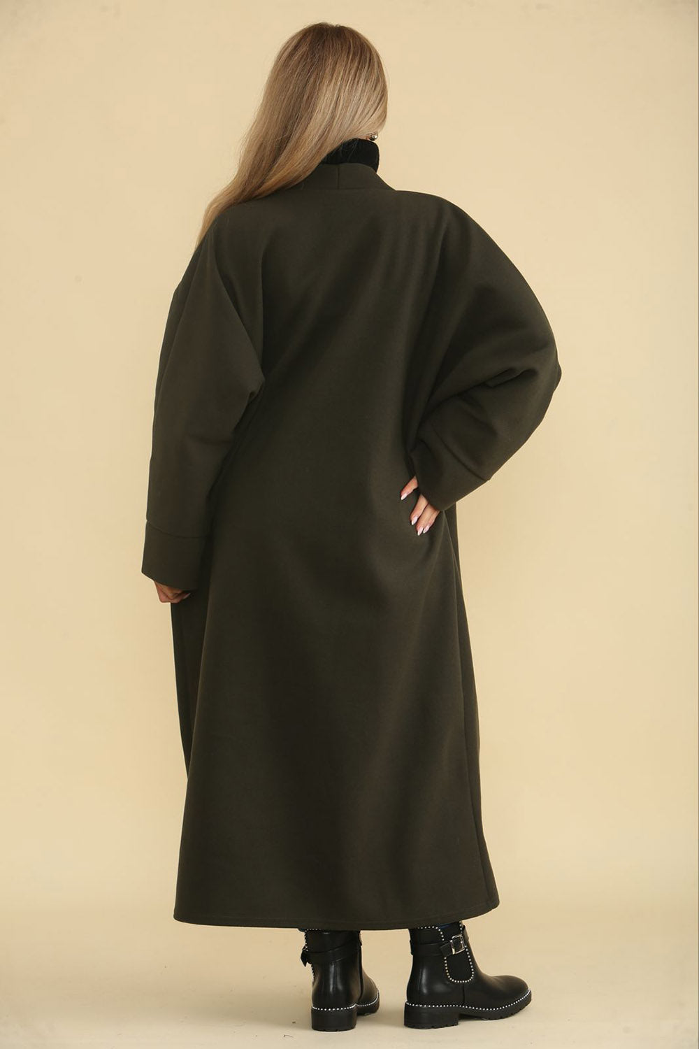 Two Pocket Batwing Coat