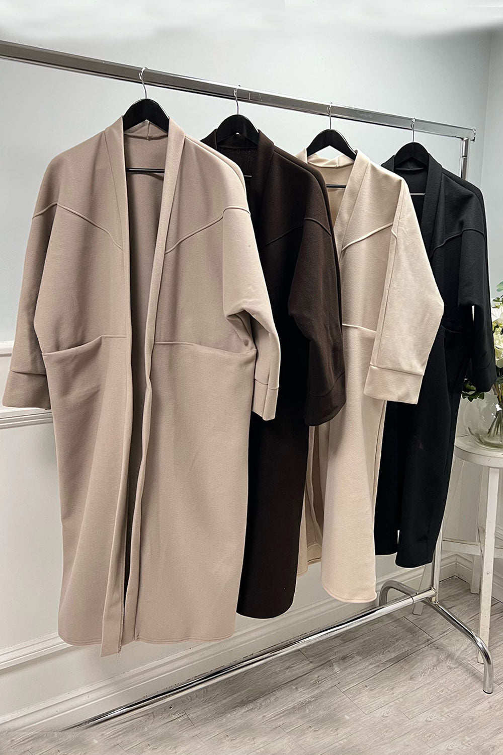 Two Pocket Batwing Coat