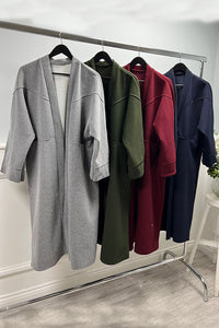 Two Pocket Batwing Coat