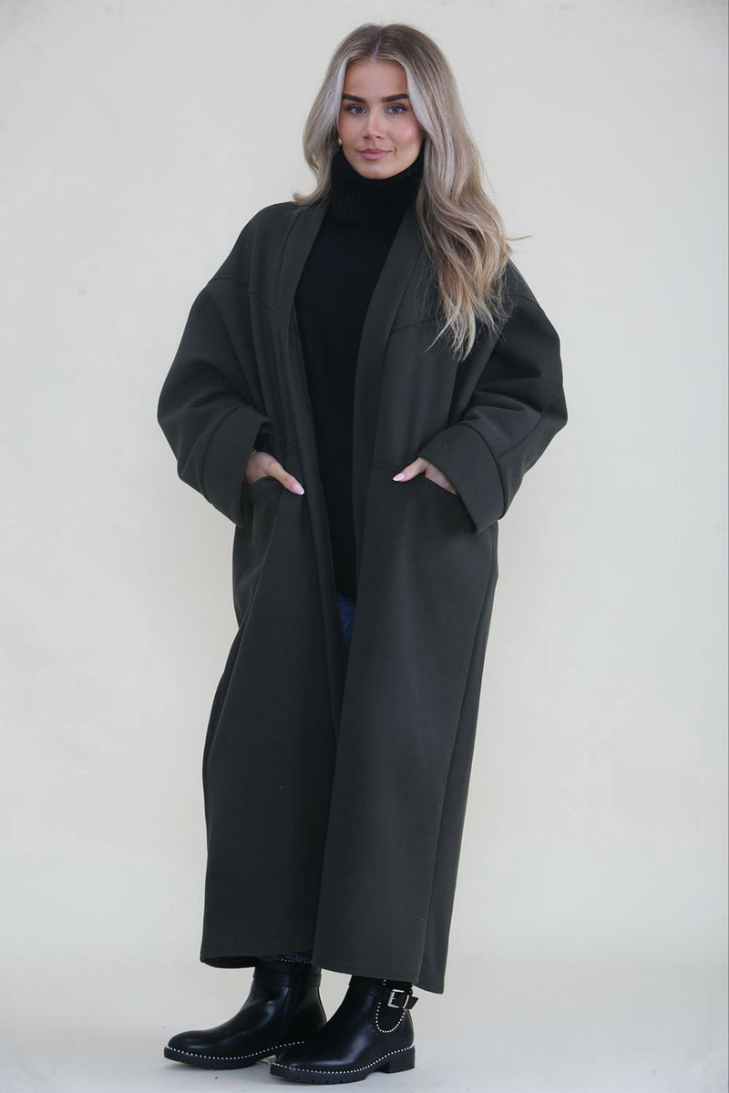 Two Pocket Batwing Coat