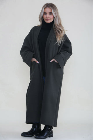 Two Pocket Batwing Coat