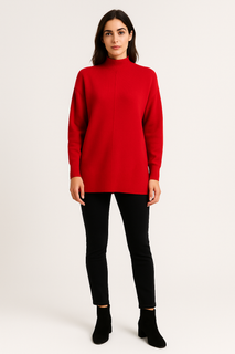 Turtleneck Long Sleeves Knitted Jumper