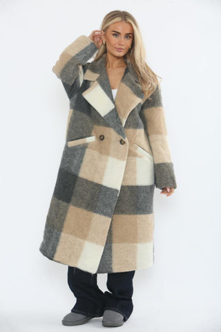 Collared, Button Detailed, Two Pocket Coat