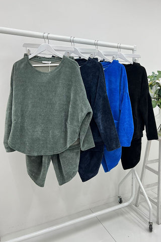Round Neck , oversized Corduroy Co-ord set