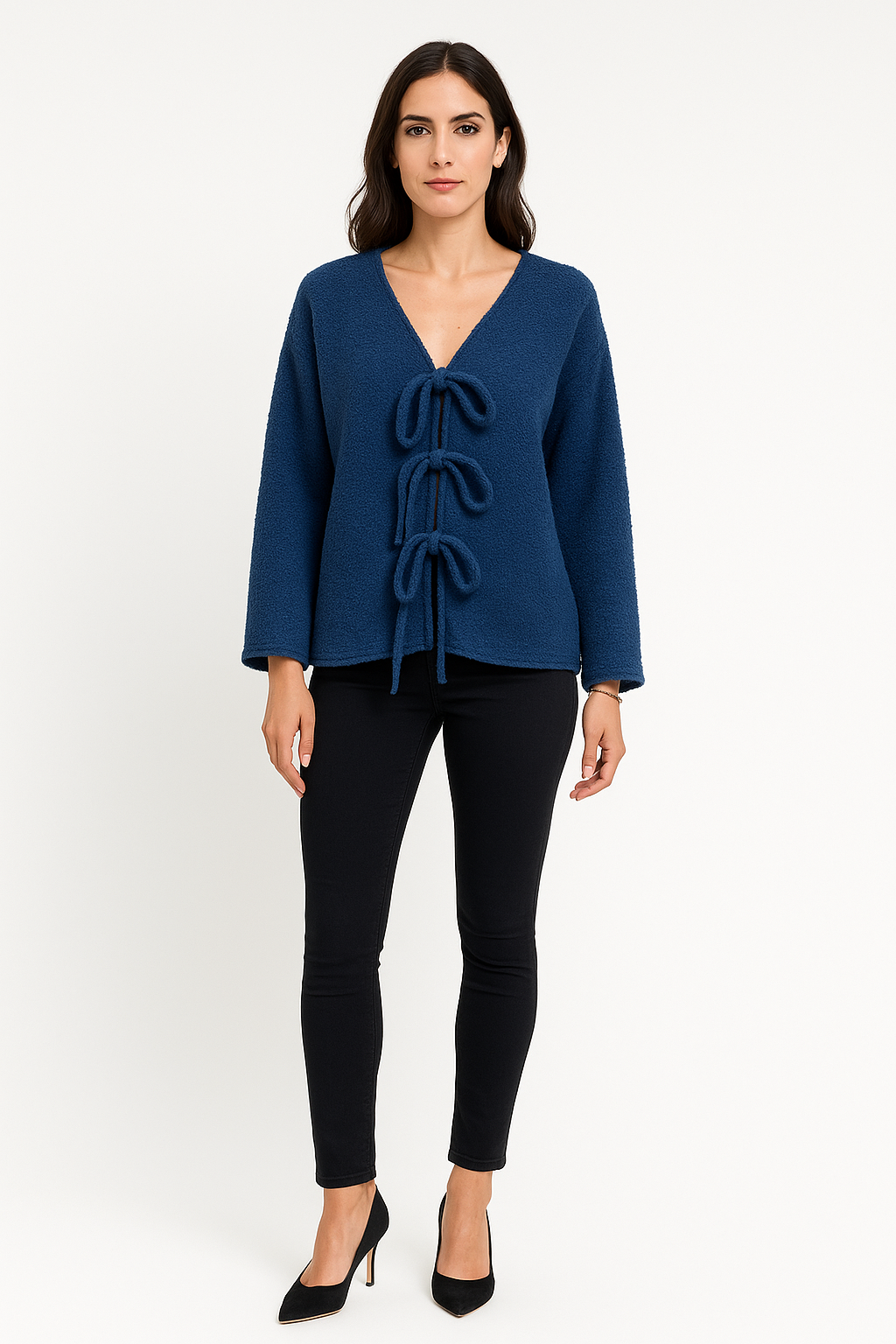 Tie Front Detailed Cardigan