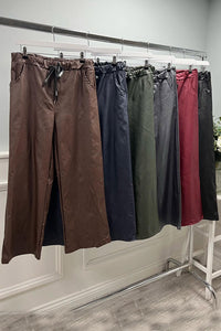 Wide Leg PU Magic Trouser.