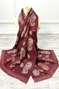 Paisley Print Scarf