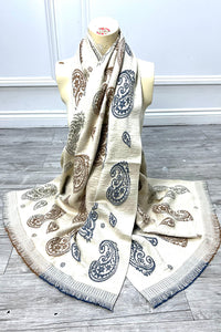 Paisley Print Scarf