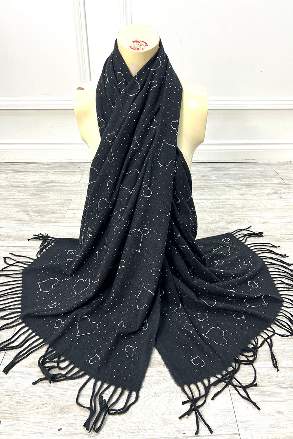 Diamanté Studded Scarf