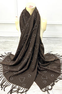 Diamanté Studded Scarf