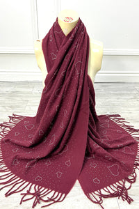 Diamanté Studded Scarf