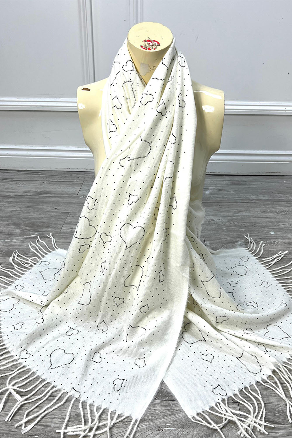 Diamanté Studded Scarf