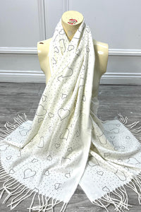 Diamanté Studded Scarf