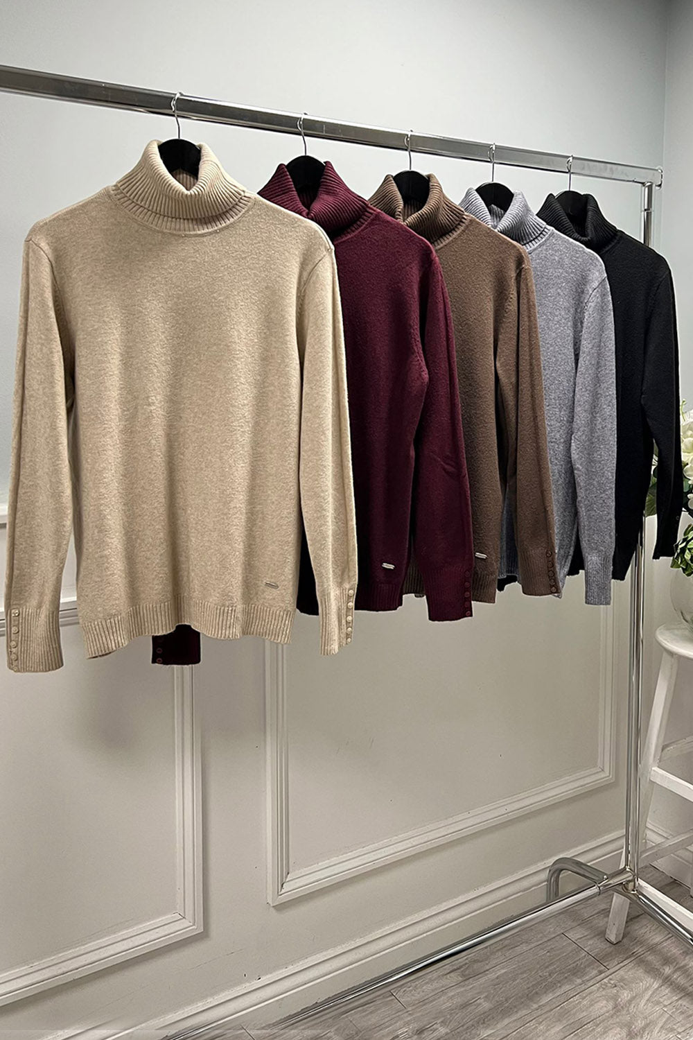 Turtleneck, Long Sleeves Jumper