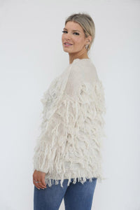 Round Neck, Lana Wool, Viscose & Acrylic Knitted Jumper