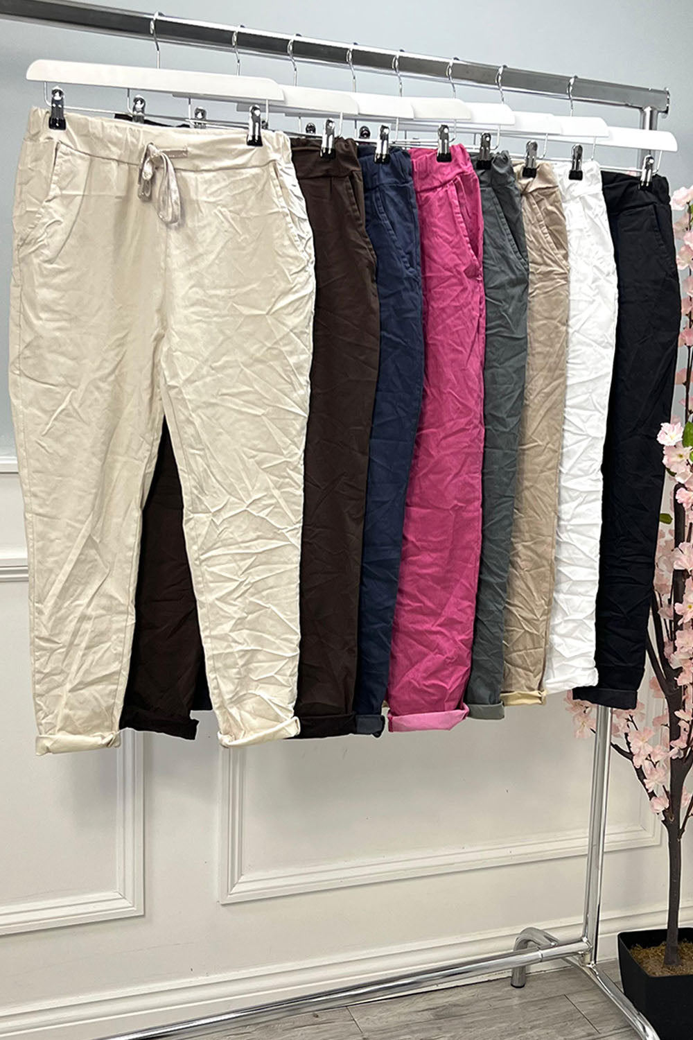 Elasticated Waist, Two Pocket, Magic Trouser