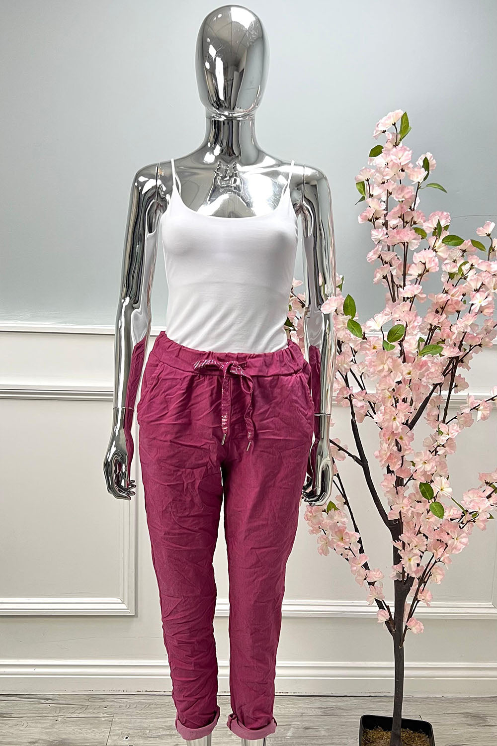Elasticated Waist, Two Pocket, Magic Trouser