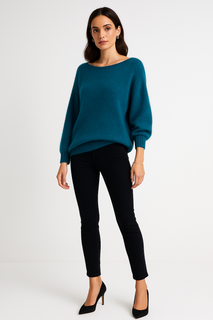 fuzzy knit sweater