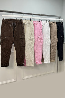 Elasticated Waist, Two Pocket Detailed, Combat Magic Trouser.