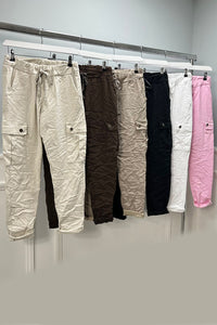 Elasticated Waist, Two Pocket Detailed, Combat Magic Trouser.
