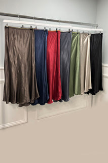 Stain Midi Skirt, Elasticated waistband