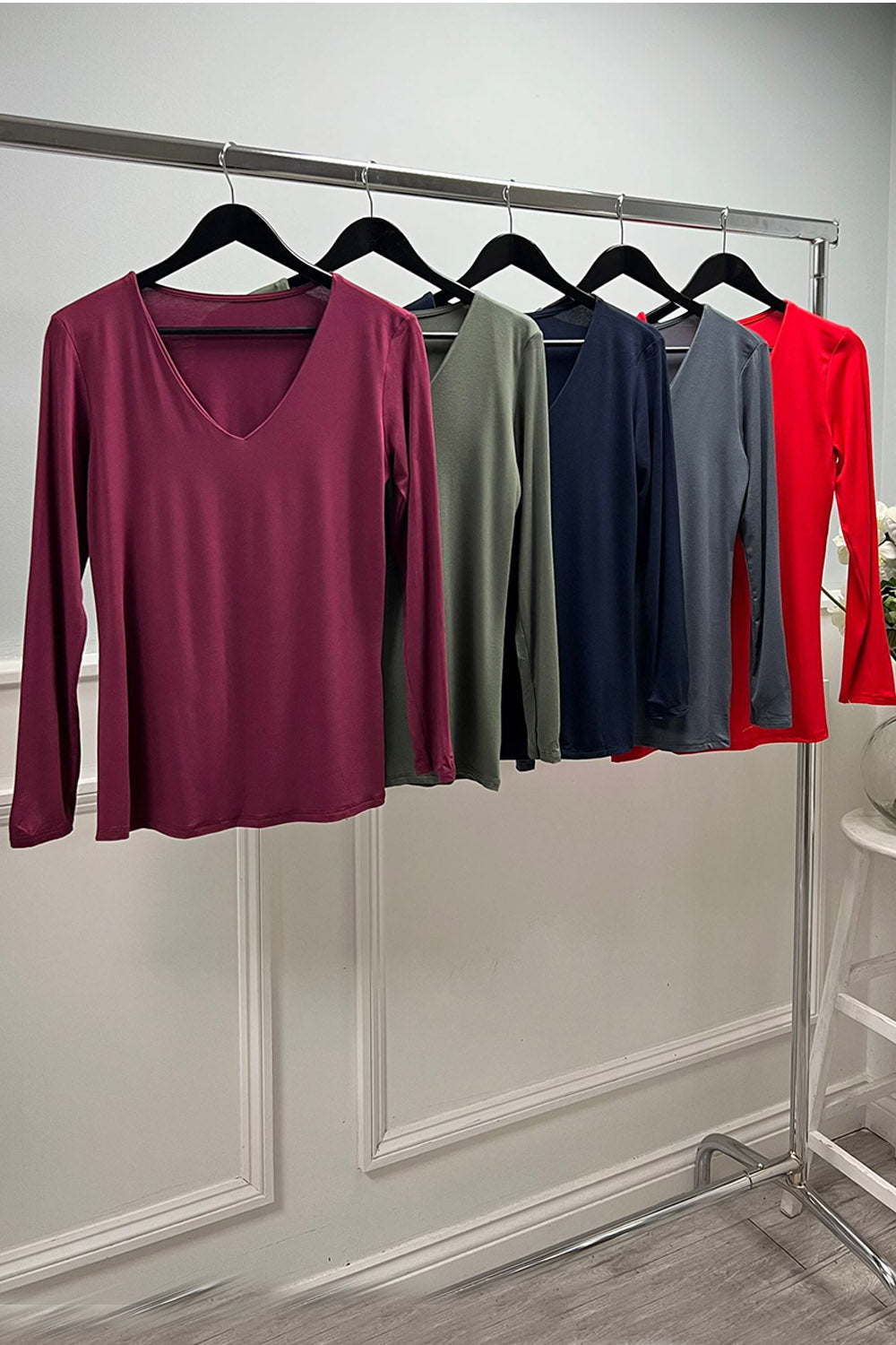 Zara Inspired, V-Neck, Double Layered, Viscose Top