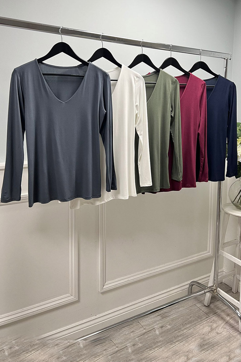 Zara Inspired, V-Neck, Double Layered, Viscose Top