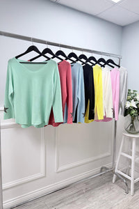 V-Neck, Diamanté Star ⭐ Detailed, Viscose Jumper