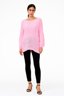 oversized, chunky-knit sweater