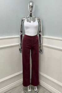 Elasticated Waist, Two Pocket Wide Leg Stretchy Denim Jeans