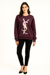 Print Detailed Sweatshirt