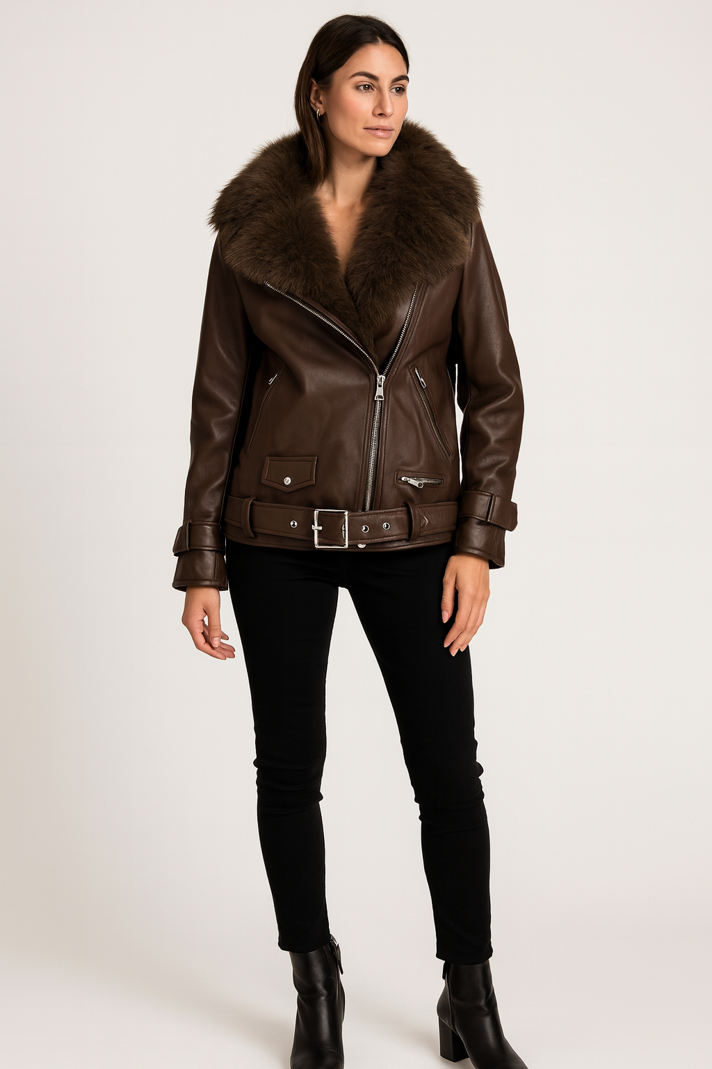 Over Sized , thick, plush faux fur jacket