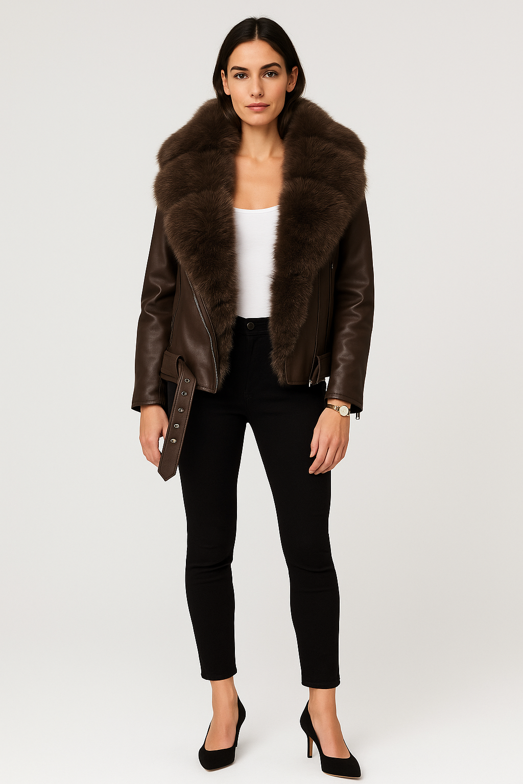 Over Sized , thick, plush faux fur jacket